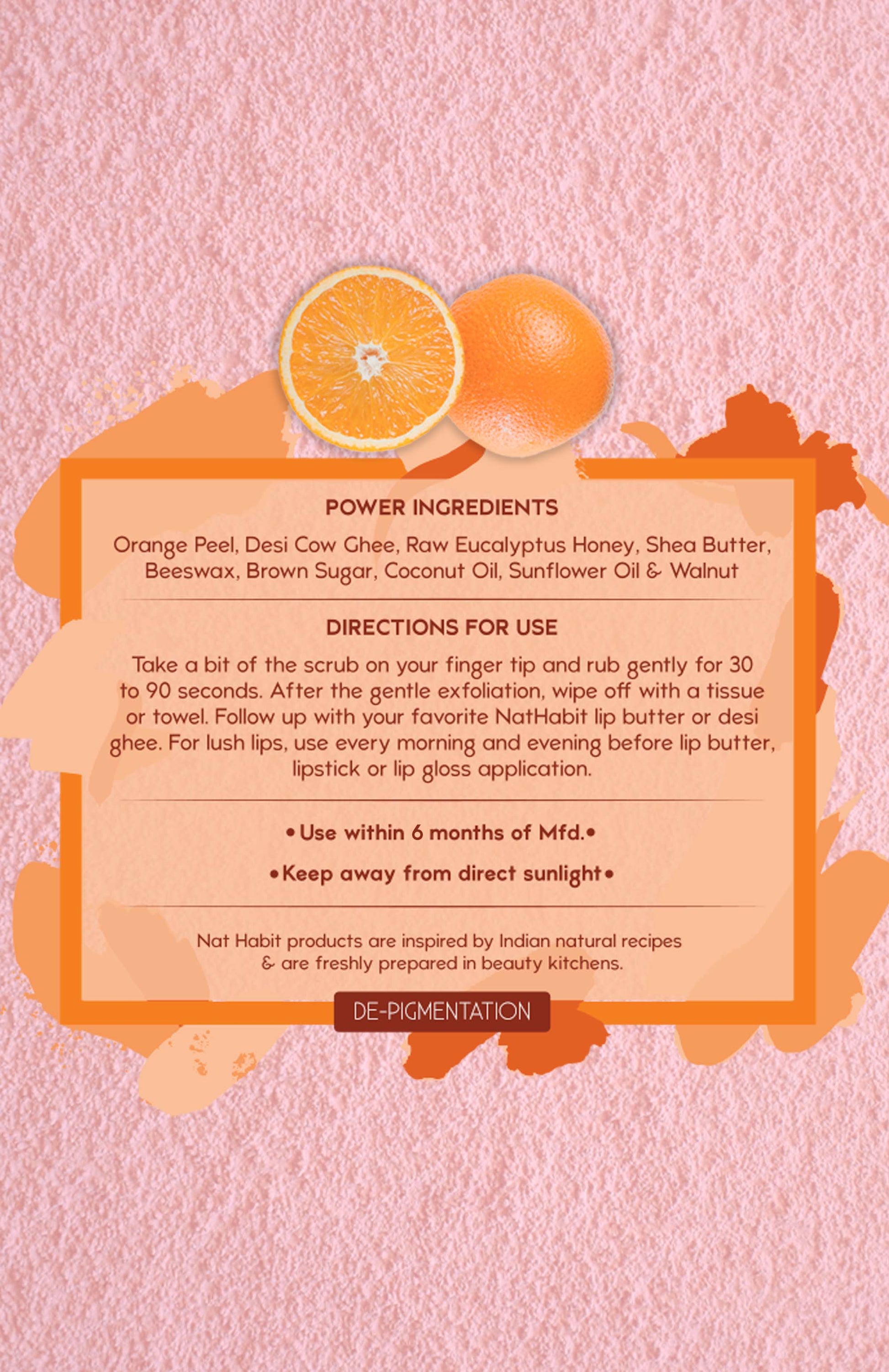 Zesty Orange Lip Mura 20g